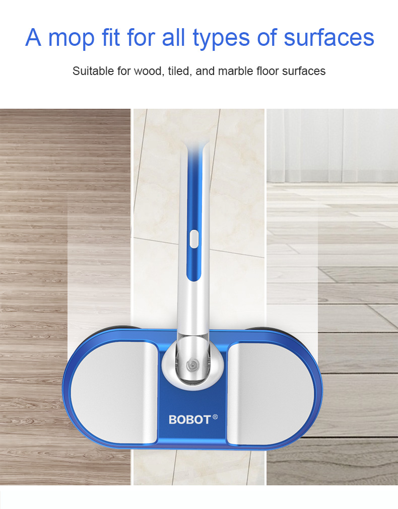 Multifunction cordless electric spin mop
