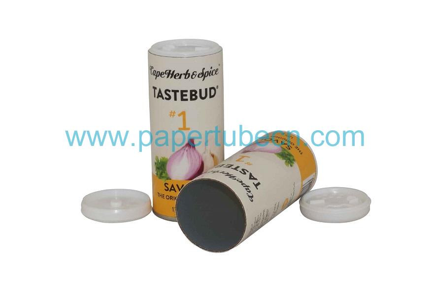 Cans Savoury Spice Shaker Paper Tube Tin Canister Cans Savoury Spice Shaker Paper Tube Tin Canister