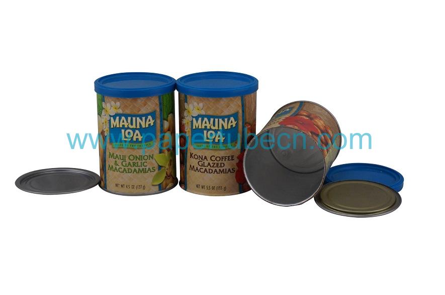 Macadamia Nuts Canister Packaging Paper Tube