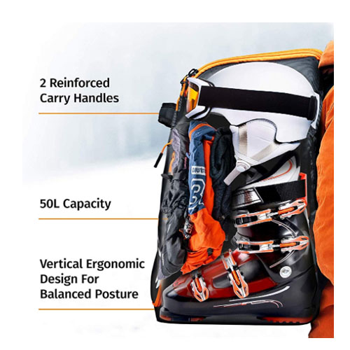 Ski backpack