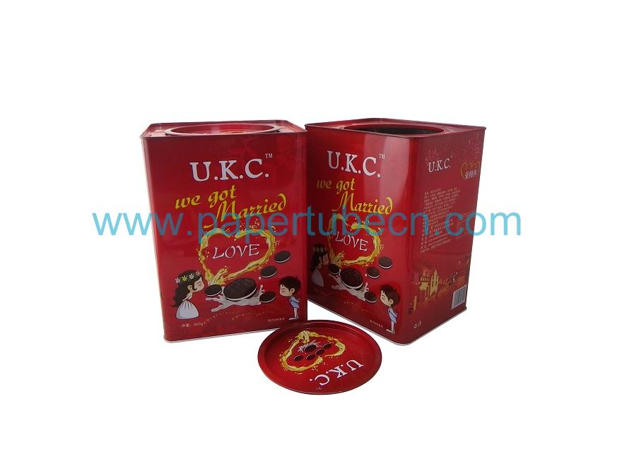 Big Metal Cookie Tin Box for Biscuits Packaging Big Metal Cookie Tin Box for Biscuits Packaging