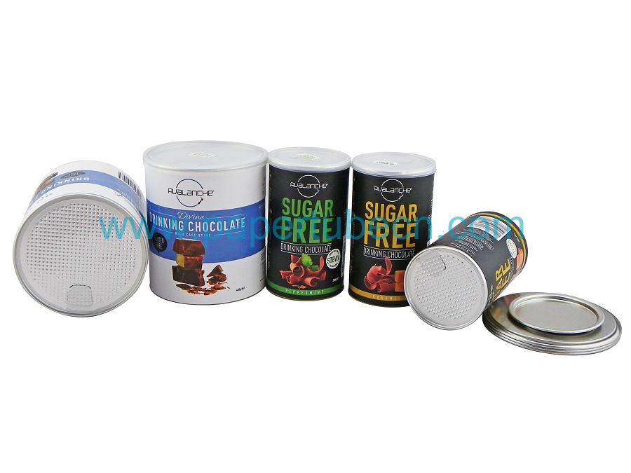 Chocolate Paper Packaging Tube Canister