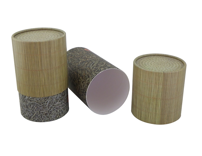 Tea Packaging White Card Tube Tea Packaging White Card Tube