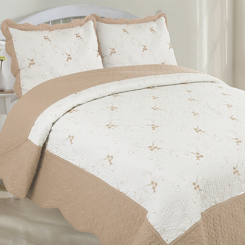 HJ Home Fashion Embroidery Quilt