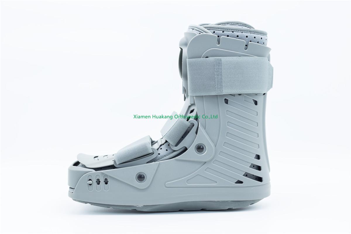 Short foot walking boot braces