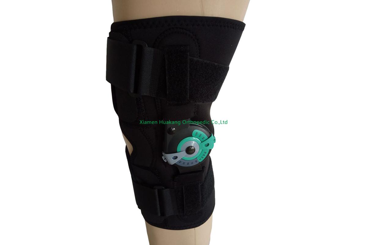Neoprene ACL hinged knee wraparound