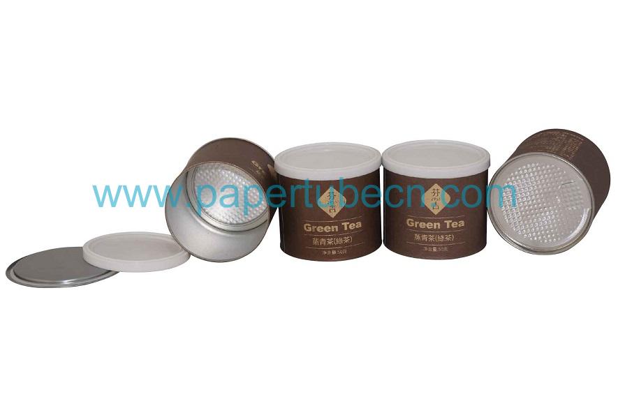 High Quality Green Tea Paper Cans High Quality Green Tea Paper Cans
