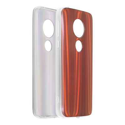 gradient aurora white phone case