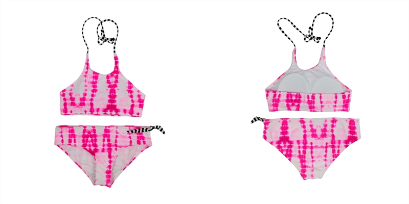 Girl's all over print swimwear, summer's beachwear Girl's all over print swimwear, summer's beachwear