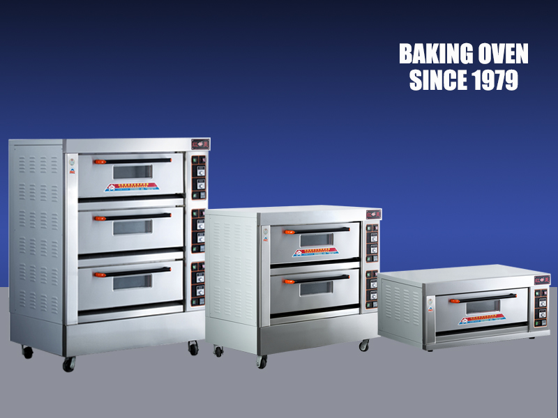 double decks gas oven