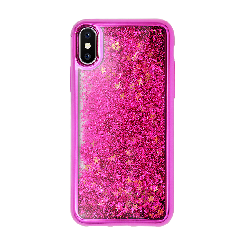 pink electronplating quicksand case pink electronplating quicksand case