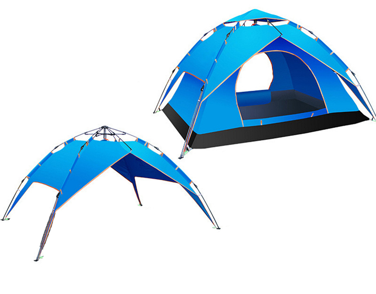 4 Person Double Layers Tents For Camping