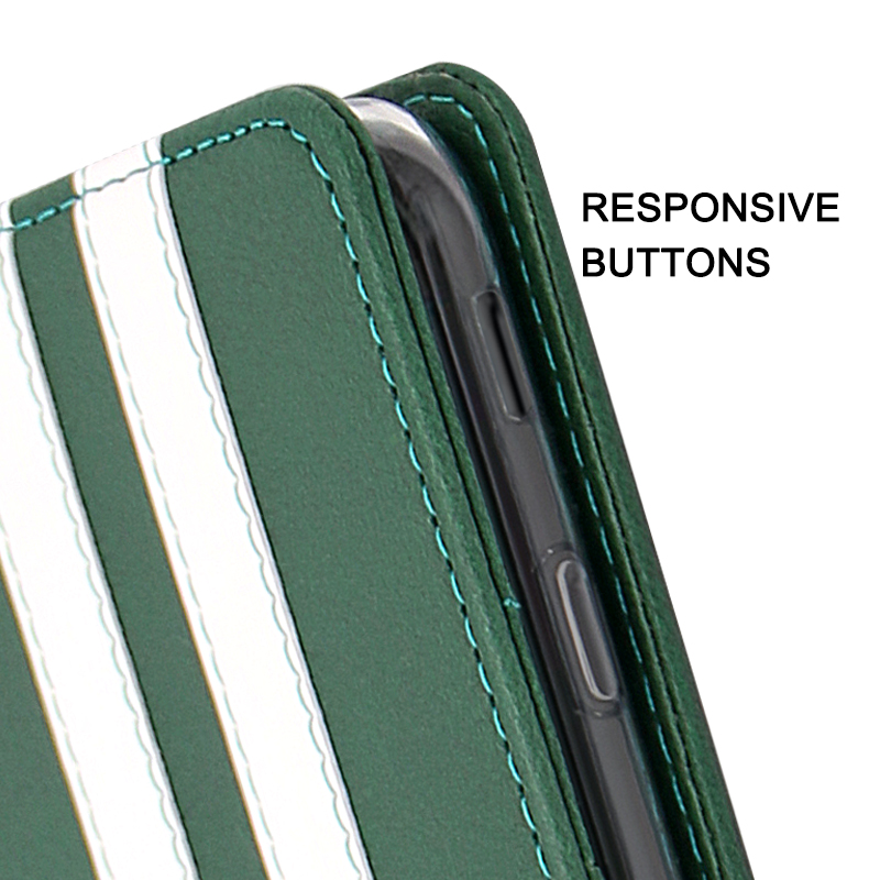 phone case with responsive buttons