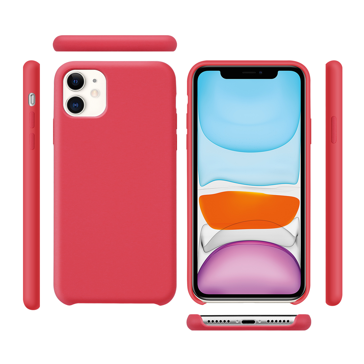 full pack Liquid Silicone Phone Case