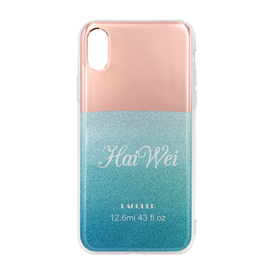 blue electroplating and glitter IMD case blue electroplating and glitter IMD case