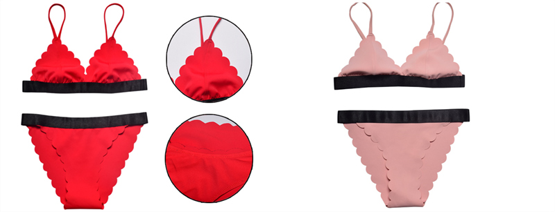 ladies triangle bikini