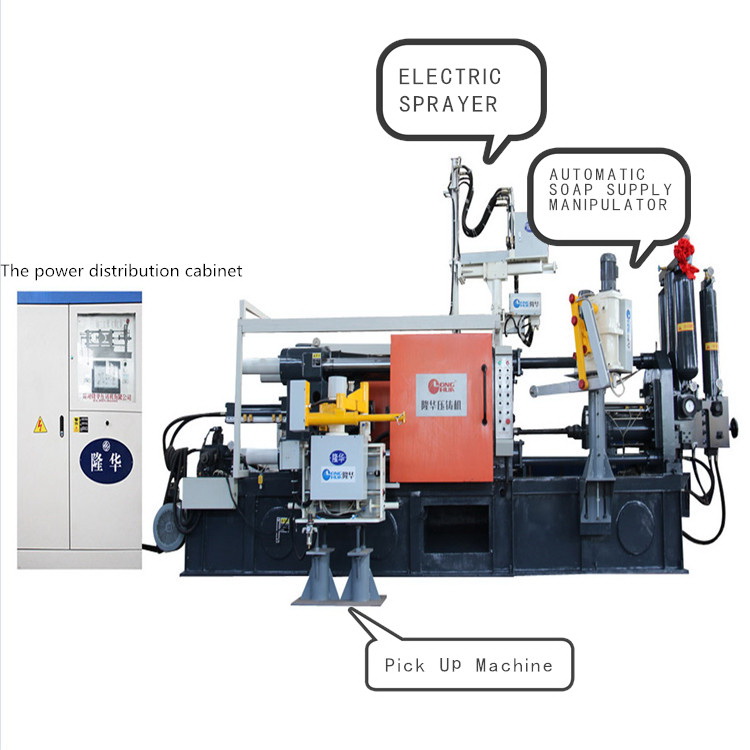 Die casting machine and peripheral machines