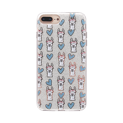glitter and electroplat cartoon case