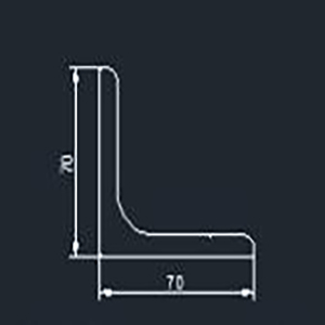 90 Degree Angle Aluminum Profile