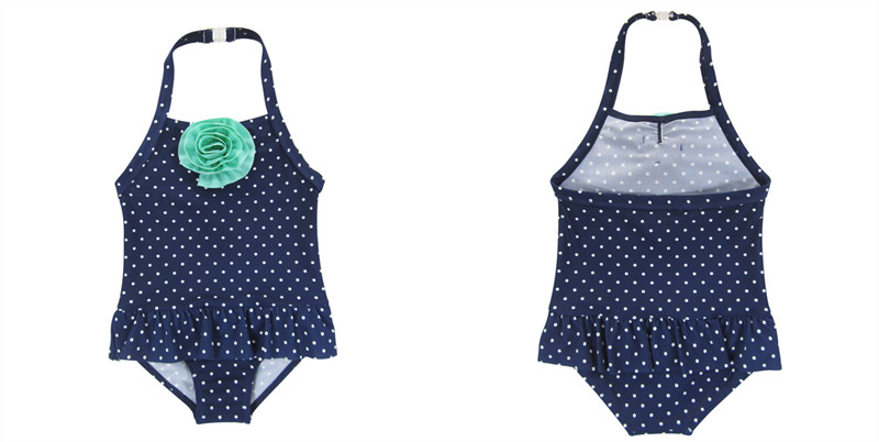 Girls' halter swimsuits