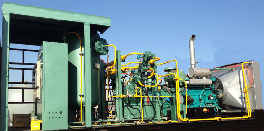 CNG sub-station compressor