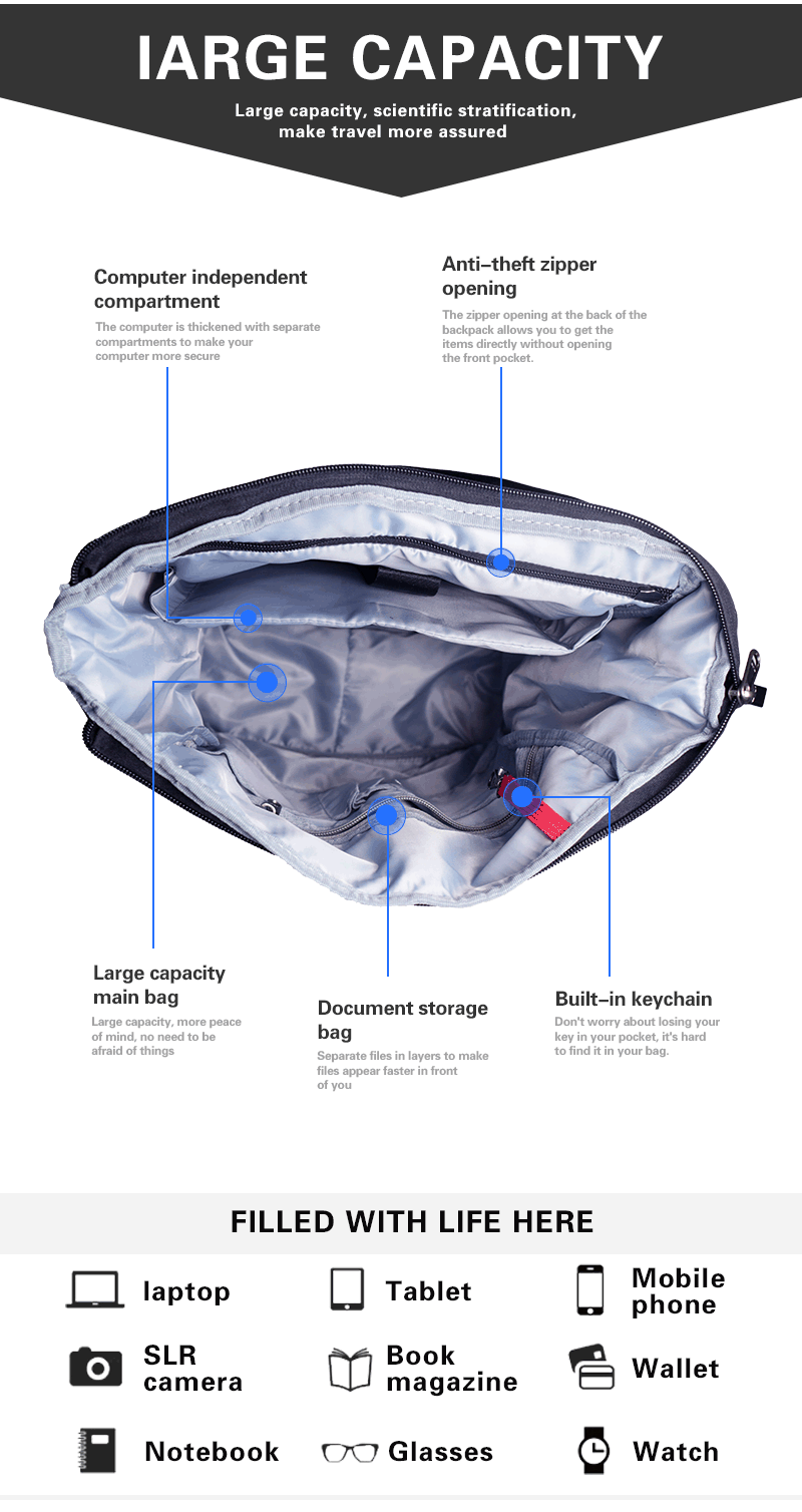 Water Resistant College School Computer Bag Water Resistant College School Computer Bag