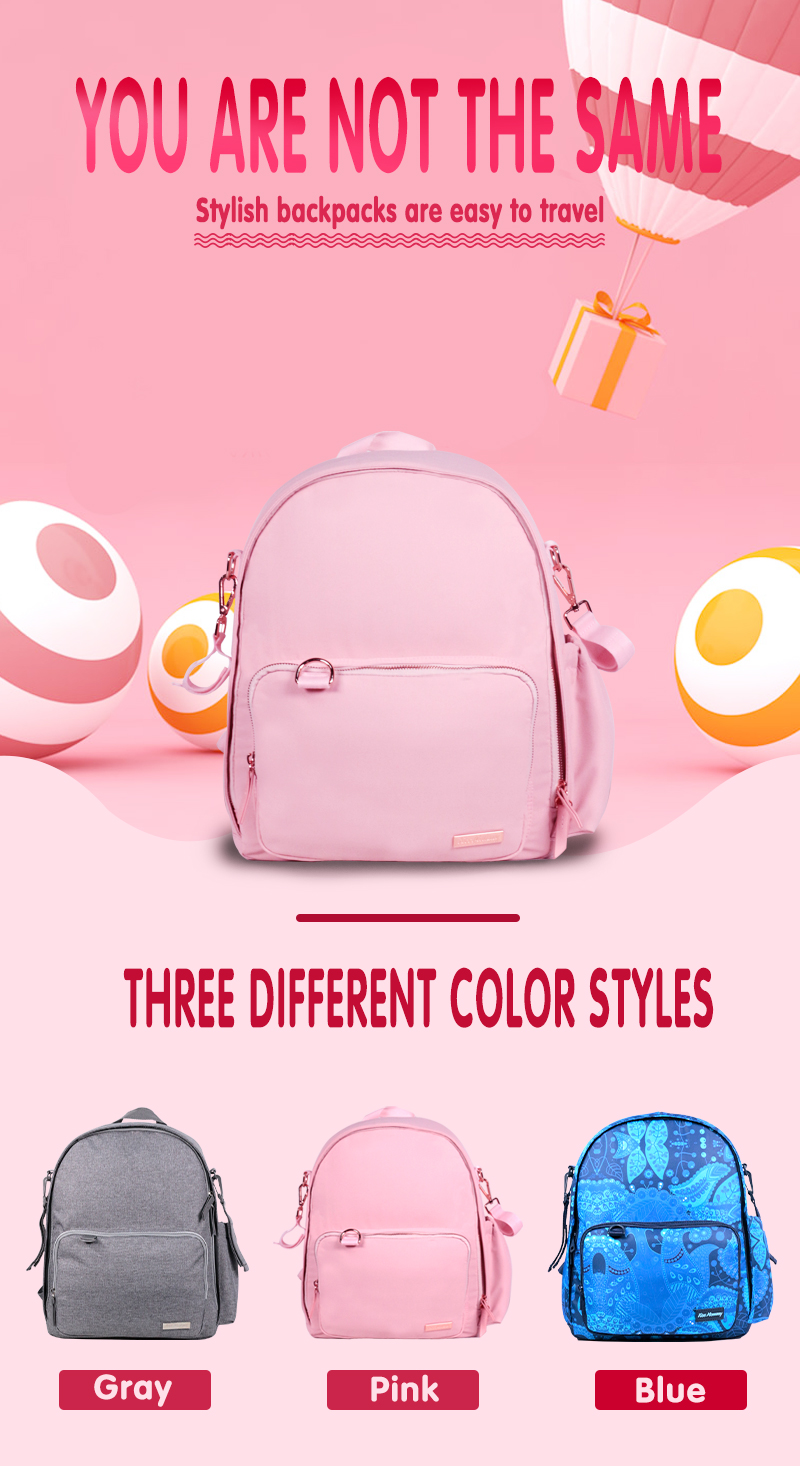 OEM Water Resistant Diaper Bags For Baby Girl OEM Water Resistant Diaper Bags For Baby Girl