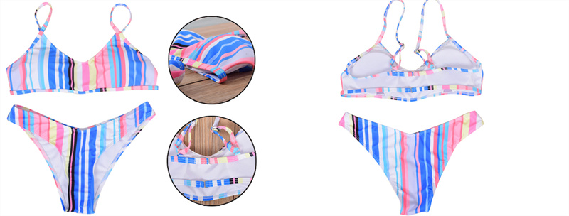 Ladies bandeau two pieces swimwear