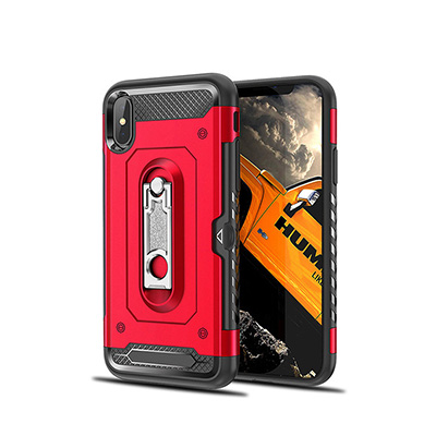 red standing hybrid phone case red standing hybrid phone case