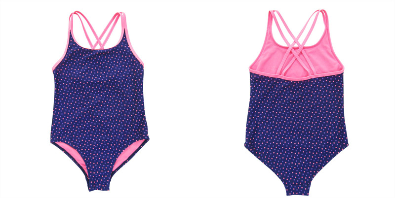 kids cross straps swimsuits