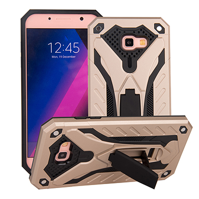 gold armor kickstand phone case