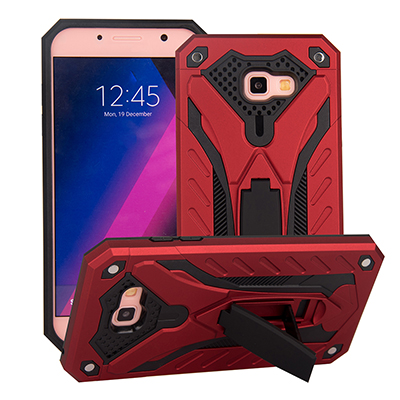 red armor kickstand phone case
