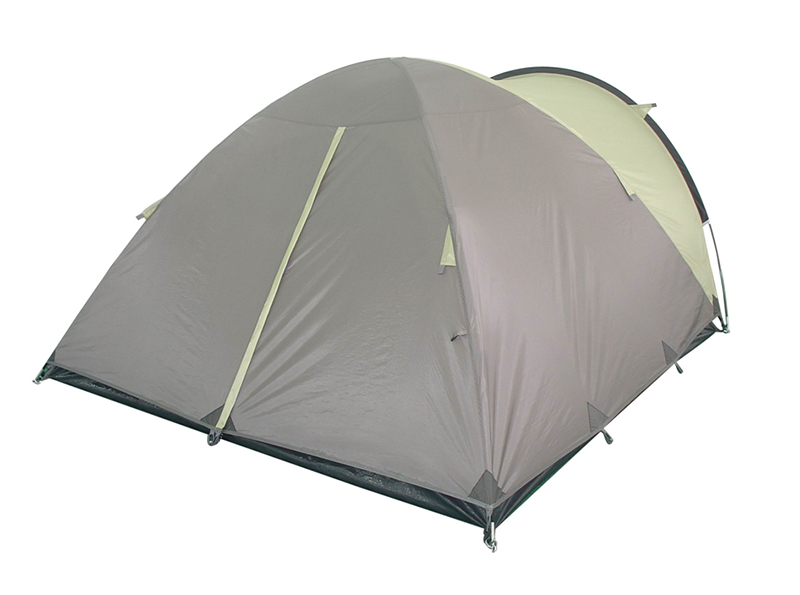 two layer camping tent with shadow