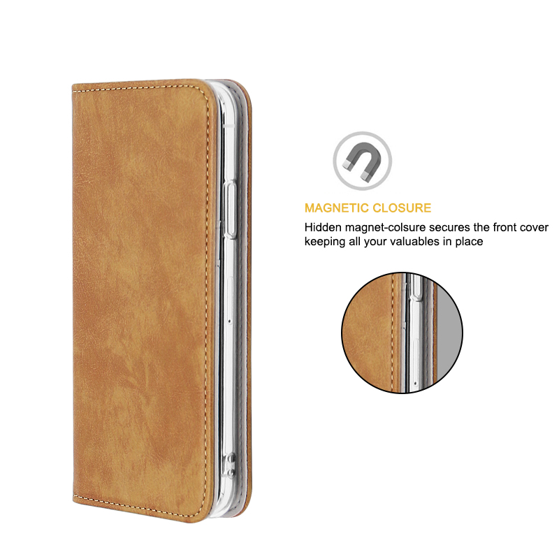 smooth leather phone case