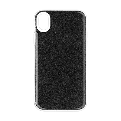 black flash paper phone case