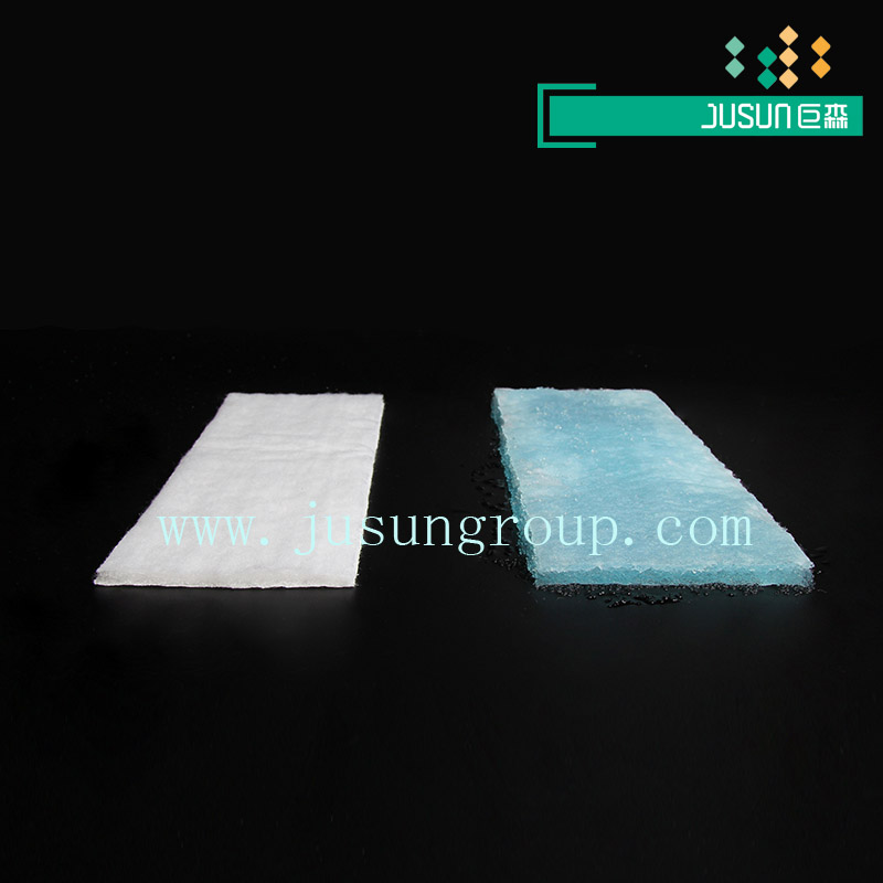 super absorbent core SAP. sheet