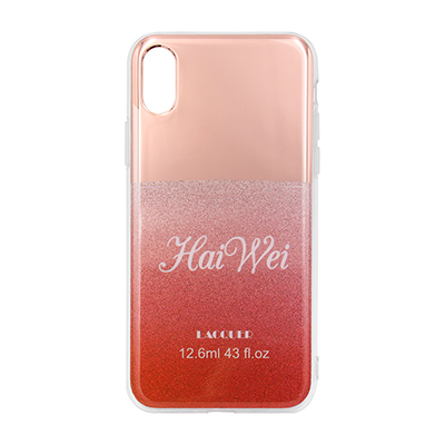 red electroplating and glitter IMD case red electroplating and glitter IMD case