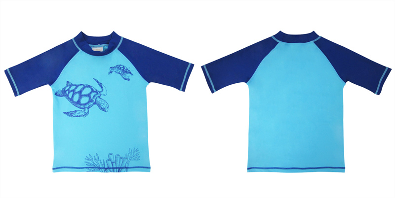 little boy rash guard swim shirt