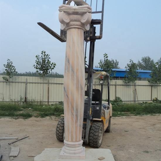 Customized White Marble Roman Columns Customized White Marble Roman Columns