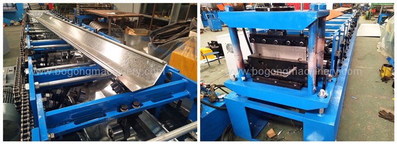 steel gutter roll forming machine