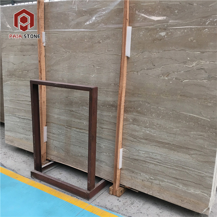 Bookmatched marble slab