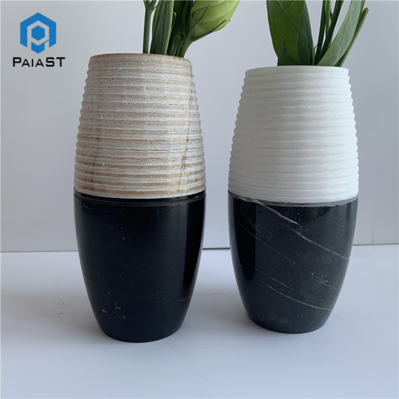 Natural Marble flower vase 