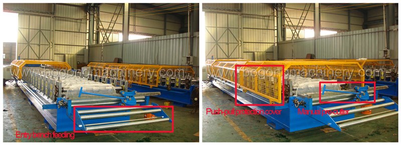 metal roof sheet roll forming machine