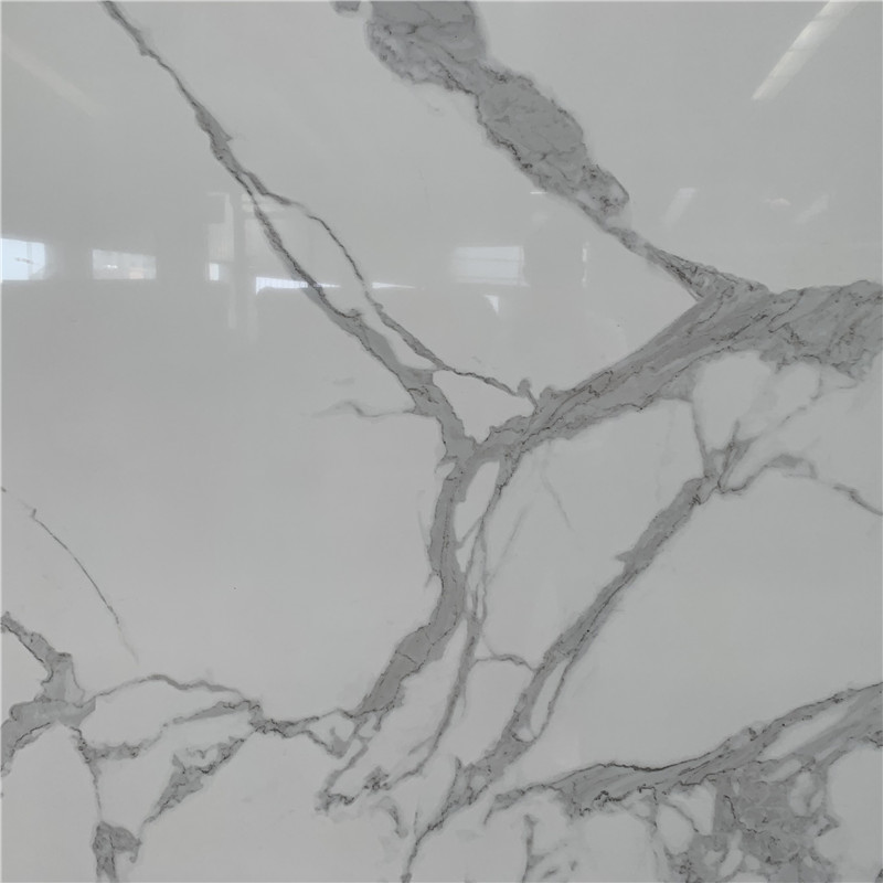 calacatta white marble slab