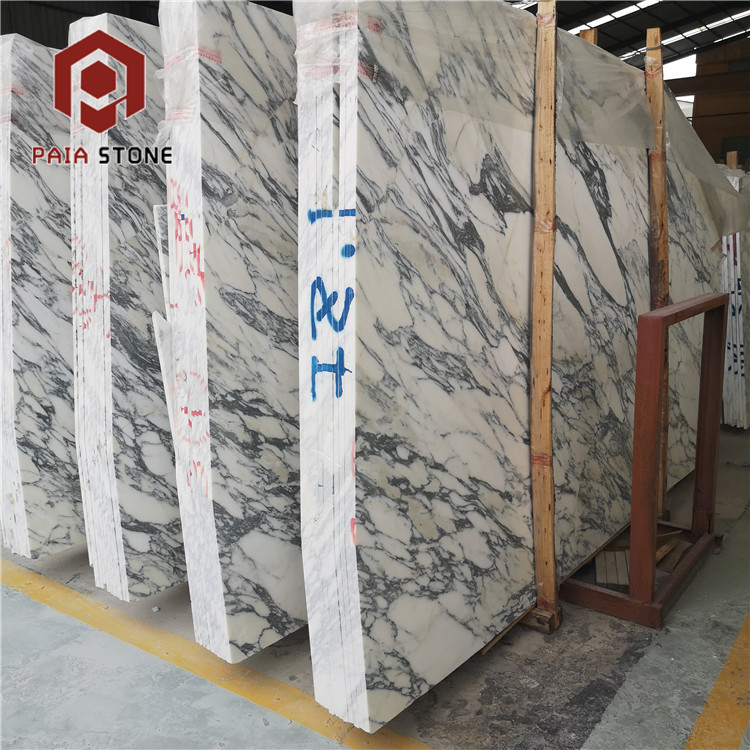 Arabescato White Marble Slabs