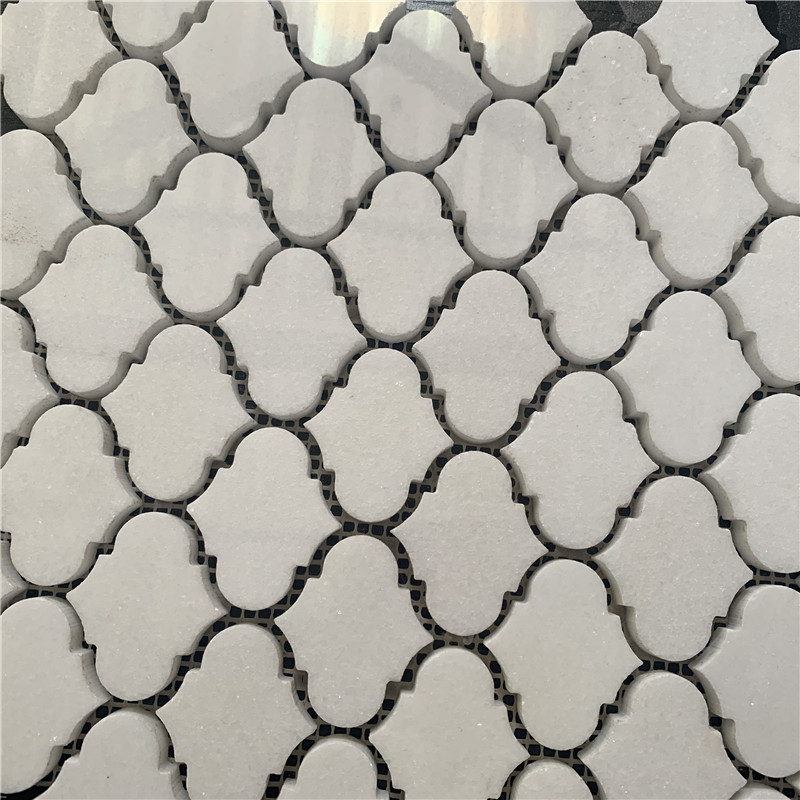 Bianco Carrara Marble Lantern Mosaic 