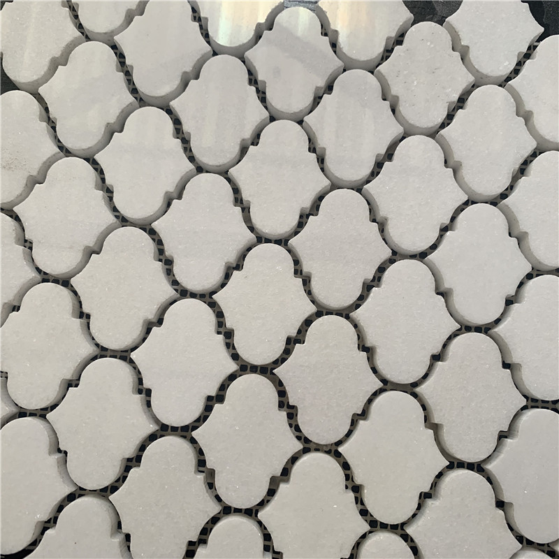 Bianco Carrara Marble Lantern Mosaic Bianco Carrara Marble Lantern Mosaic