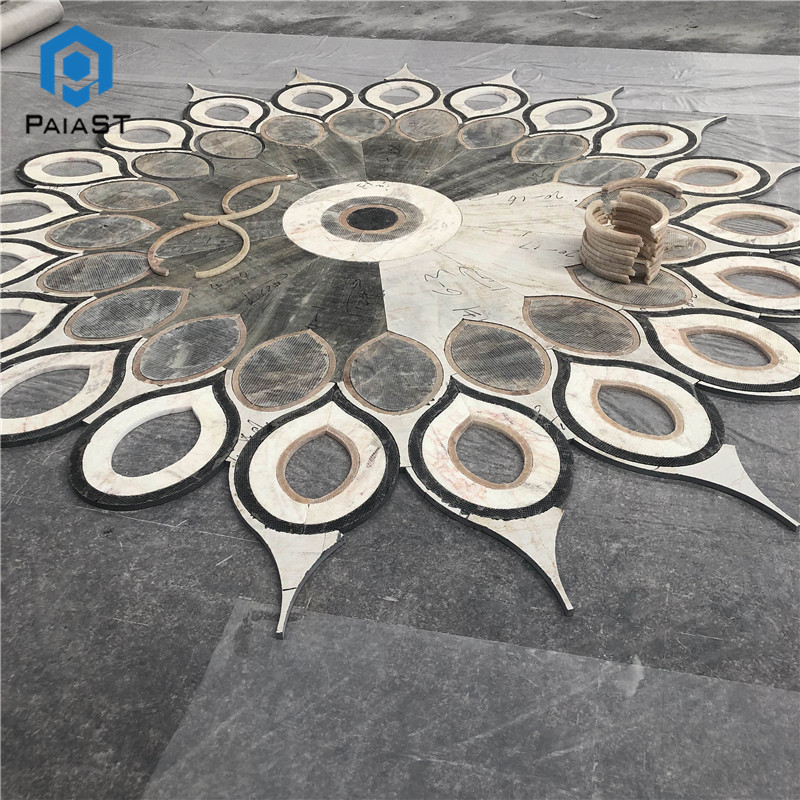 Chinese Marble Water-Jet Pattern