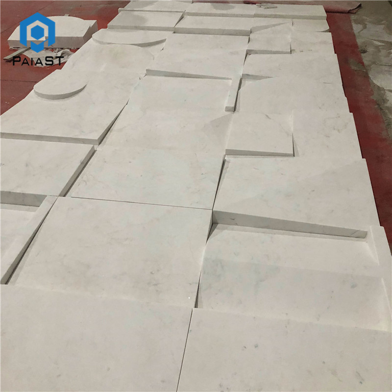 3d Cnc White LimestoneCarving Walling 