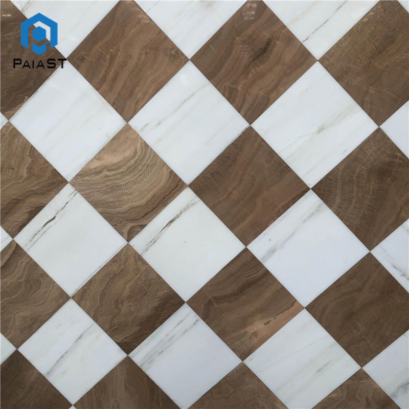 brown marble mosaic